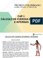 Cap.1. Cálculo de Fuerzas Externas e Internas