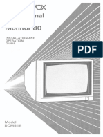 Magnavox Professional 80 Model 8CM515 PDF