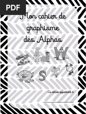 Cahier De Graphisme Alphas Pdf Pdf Phenomene Terrestre Phenomene Meteorologique