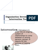 Od Intervention Techniques