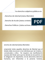 Clasificación de Los Derechos Subjetivos de Jellinek y Roguin