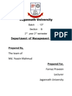 Jagannath University SME Survey