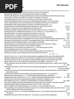 CBSE Class 10 Mathematics Worksheet - Coordinate Geometry