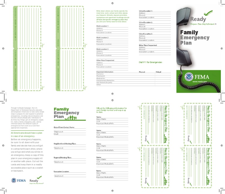 Family Emergency Preparedness Guide | PDF | Emergency Management ...