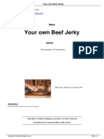 Your Own Beef Jerky