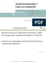 Clase COMPOSICIÓN Y ROTULADO NUTRICIONAL 2018 - 2 PDF