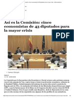 Así Es La Comisión - Cinco Economistas de 43 Diputados para La Mayor Crisis - Eleconomista - Es
