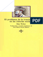 Weber El problema de la irracionalidad en las ciencias sociales.pdf