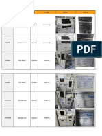 Equipment models RF numbers serial photos