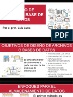 Diseño de Archivos o BD