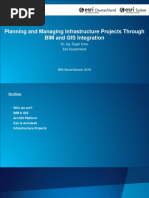 Planning and Managing Infrastructure Projects Through BIM and GIS Integration