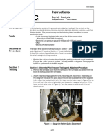 Derrick Controls Adjustment Procedure