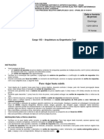 Iades 2014 Iphan Arquiteto Ou Engenharia Civil Prova PDF