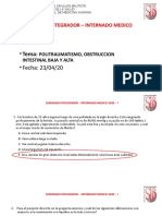 Poli-trauma, obstrucción intestinal y TCE