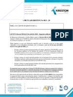 Circular KR No 0013 Decreto 568 Del 15 de Abril de 2020 Impuesto Solidario Por El Covid 19