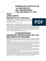 Nulidad de Sentencia Por Violación Al Principio de Inmediación