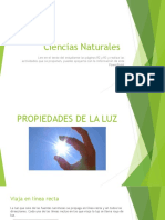 Ciencias - Propiedades de La Luz