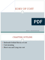 Theory of Cost: Sonu Chowdhury