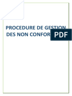 Procedure de Gestion Des Non Conformites