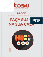 Faça sushi em casa