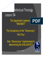 Islamic Intellectual Theology Lesson 34