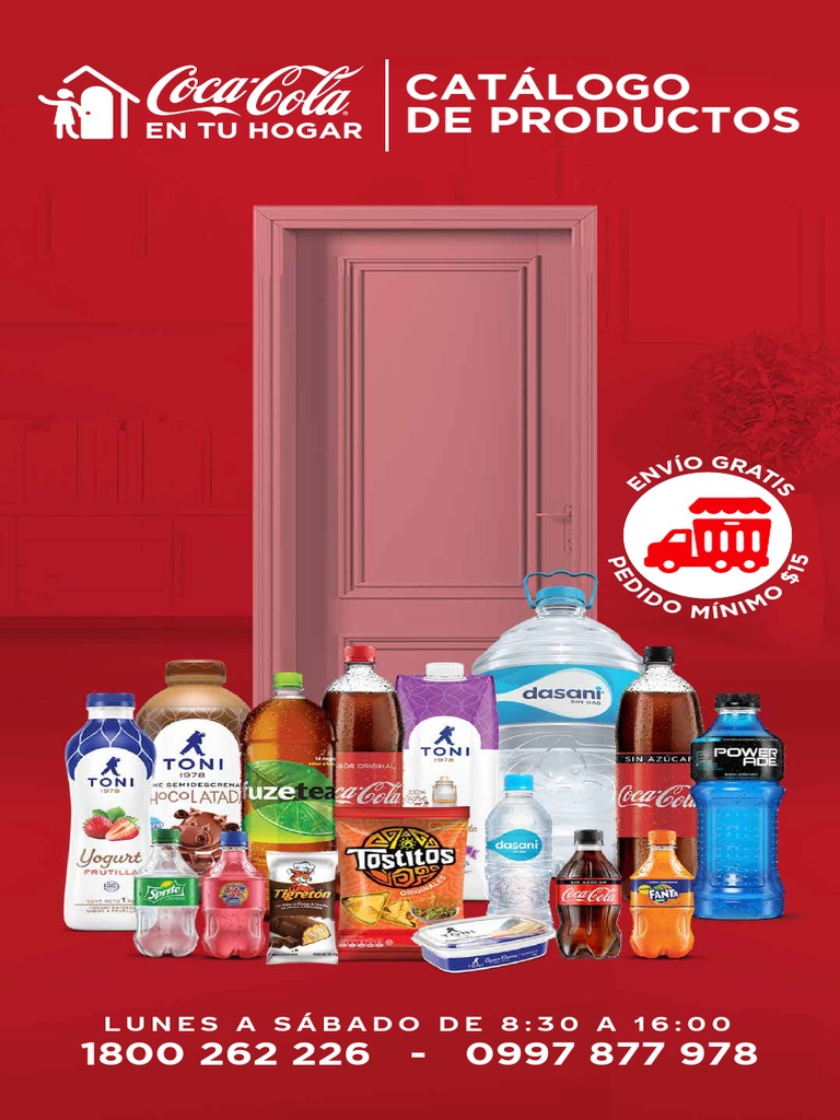 Catálogo de Productos Coca-Cola 2024 | PDF | Coca Cola | Alimentos