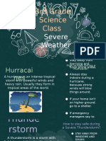 3rd Grade Science Class: Severe Weather