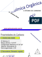 Química Orgânica - O Átomo de Carbono Ok