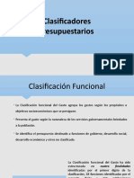 Clasificadores Presupuestarios