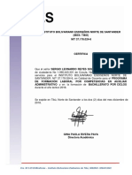 Certificación-Prestación de Servicio Sergio Reyes Ibes PDF