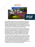 Caño Cristales Historia