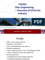 Engineering Chapter 1 - Overview of Oil & Gas Industry: CGE665 Facilities