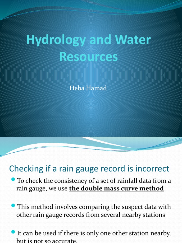 Rain Gauge Data Analysis Methods | PDF | Rain | Precipitation