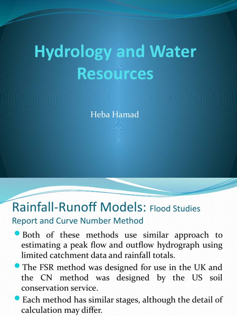 Hydrology and Water Resources12 | PDF | Drainage Basin | Surface Runoff