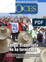 Entrevista Al Ex Premier Salomón Lerner Ghitis Sobre Proyecto Conga. Revista Voces 42