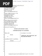 Tesla v Alameda County Complaint Copy
