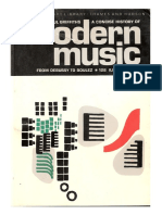 Griffiths, Paul. A Concise History of Modern Music (prijevod)