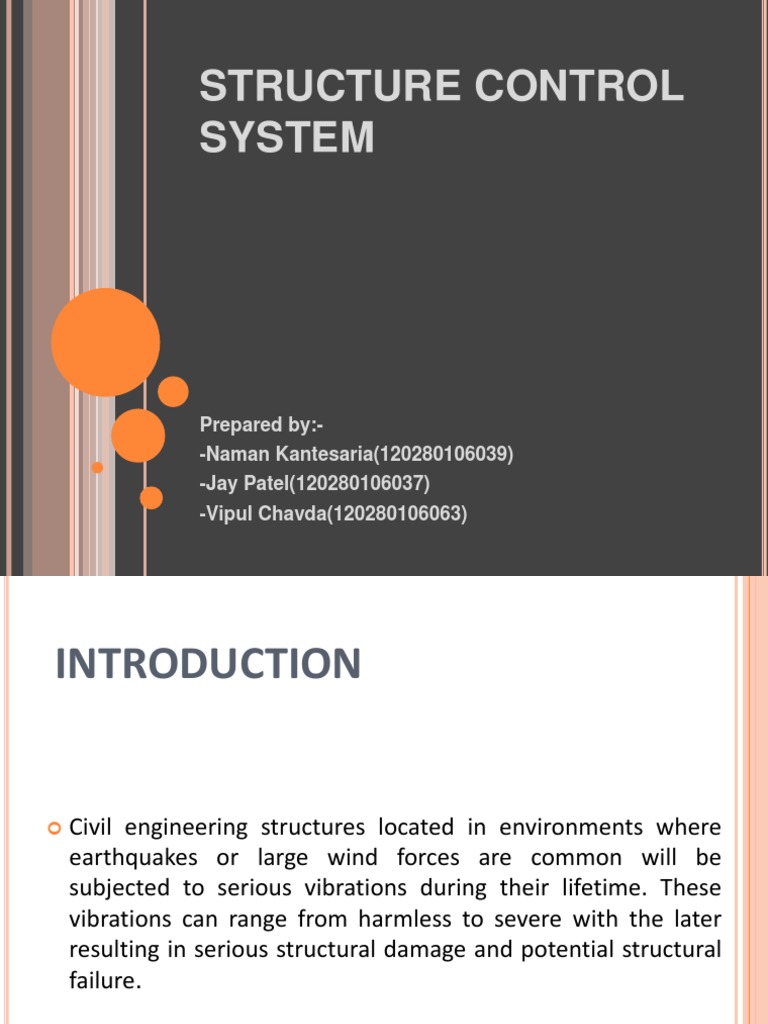 Seismic Structure Control Systems Overview | PDF | Viscoelasticity ...