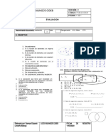 Examen Grado Tercero