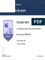 Prise en Main de TEAMS EDU PDF