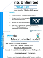 What Is It?: A Critical and Creative Thinking Skills Model