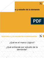 Marco lógico y estudio de la demanda.