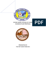 Divine Word College of Vigan Business Plan Proposal