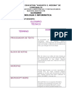 Glosario Tecnologia e Informatica Segundo Periodo 6.1