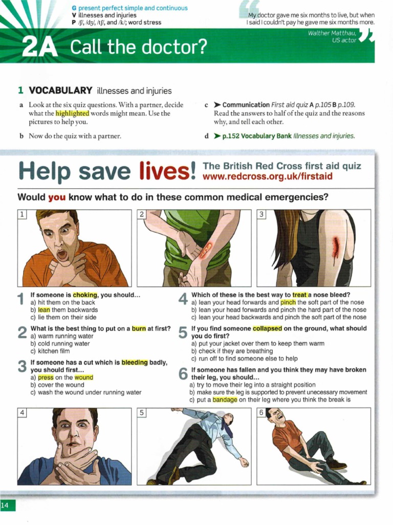 First Aid Quiz PDF First Aid