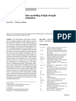 Deformation and Failure Modelling of High Strength Adhesives For Crash Simulation