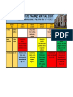 Horario de Trabajo Virtual 2020