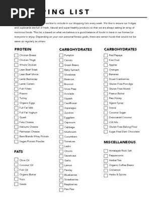 SHOPPING-LIST