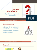 Sesión 4 PPT El Problema de Investigación