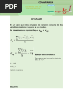 COVARIANZA